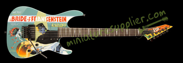 Replica miniature guitar electric made in Bali Indonesia