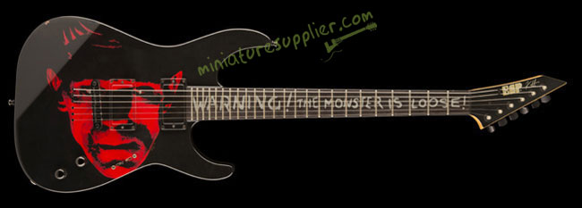 Replica miniature guitar electric made in Bali Indonesia