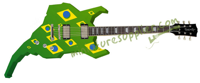 Replica miniature guitar electric made in Bali Indonesia