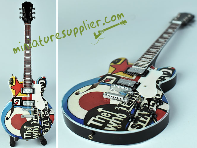 Replica miniature guitar electric made in Bali Indonesia