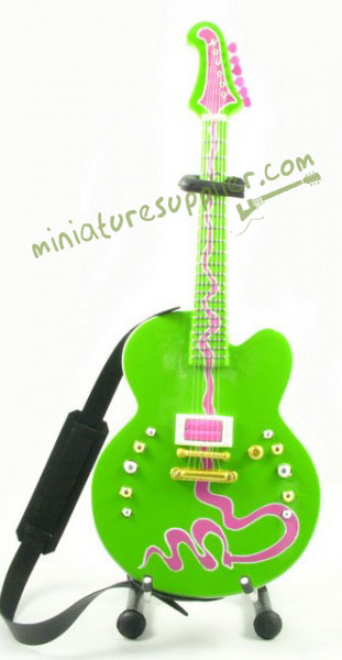 Replica miniature guitar electric made in Bali Indonesia
