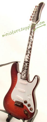 Replica miniature guitar electric made in Bali Indonesia