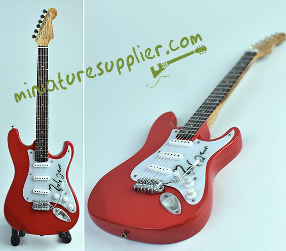 Replica miniature guitar electric made in Bali Indonesia