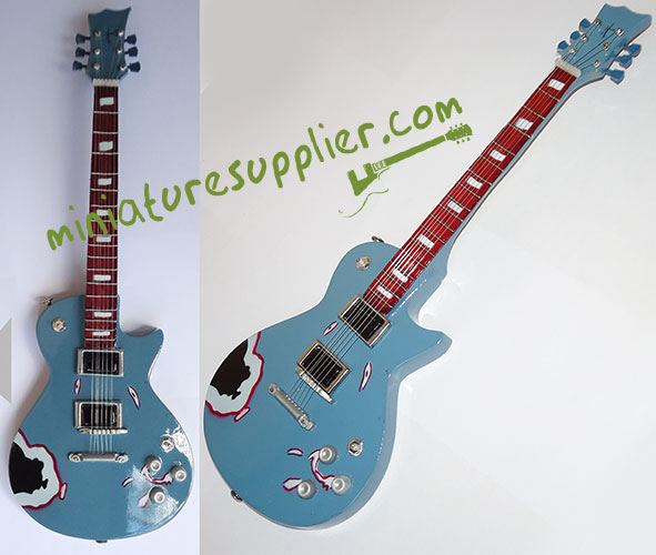 Replica miniature guitar electric made in Bali Indonesia