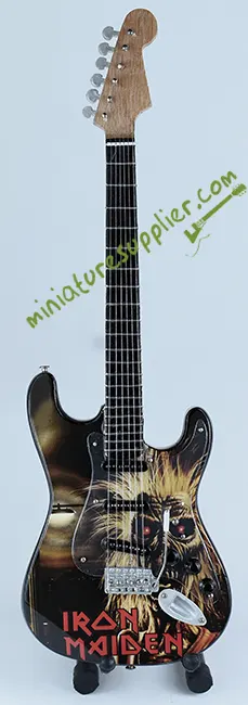 Miniature guitar Iron Maiden