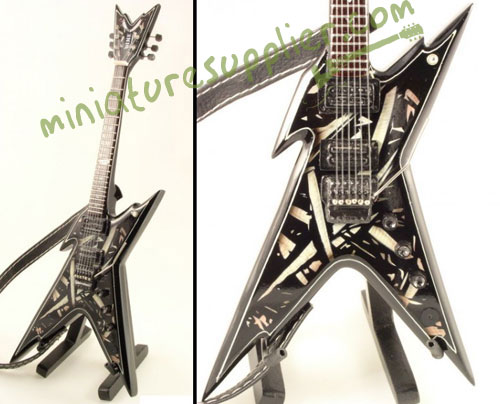 Replica miniature guitar electric made in Bali Indonesia