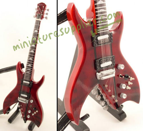 Replica miniature guitar electric made in Bali Indonesia
