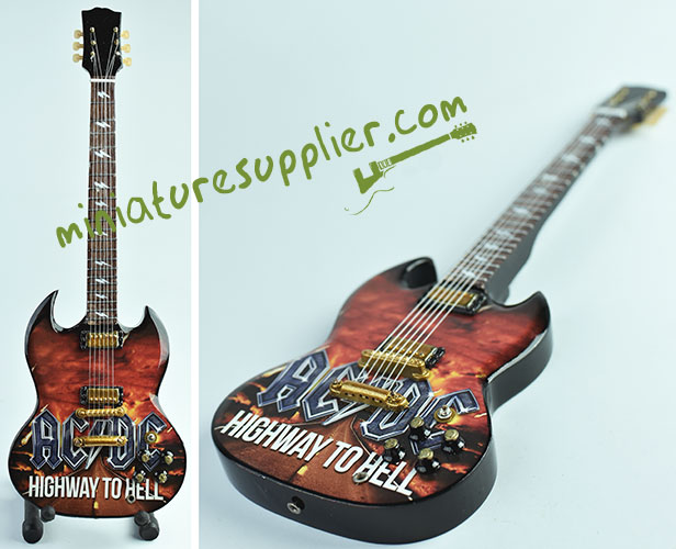 Replica miniature guitar electric made in Bali Indonesia