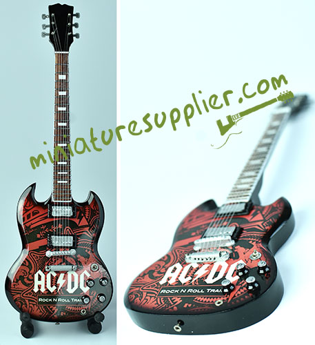 Replica miniature guitar electric made in Bali Indonesia
