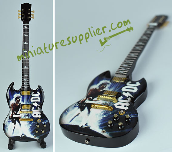 Replica miniature guitar electric made in Bali Indonesia