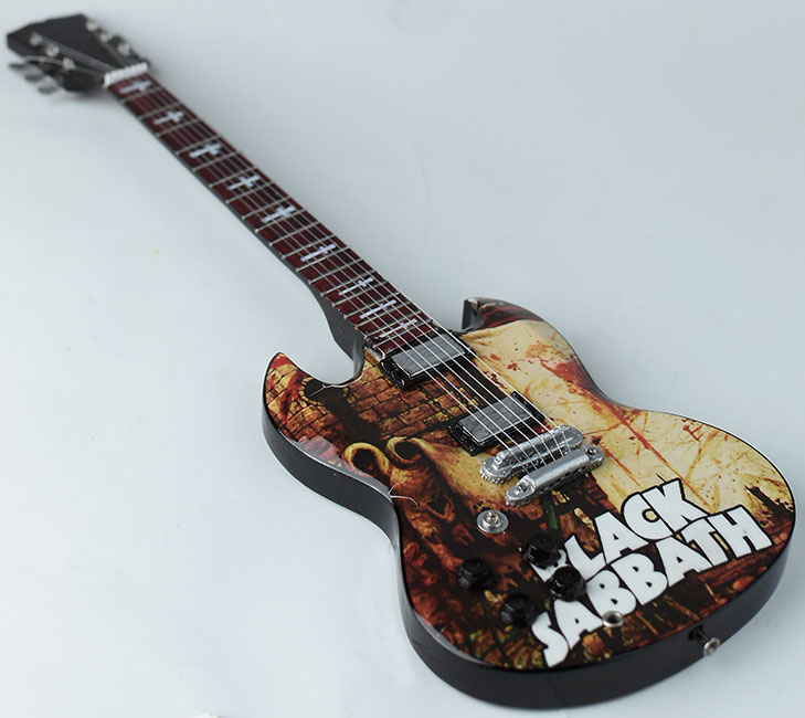 wholesale Miniature guitar replica Black Sabbath Mop Rules
