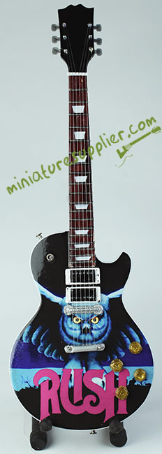 Miniature guitar replica RRush Fly by Night
