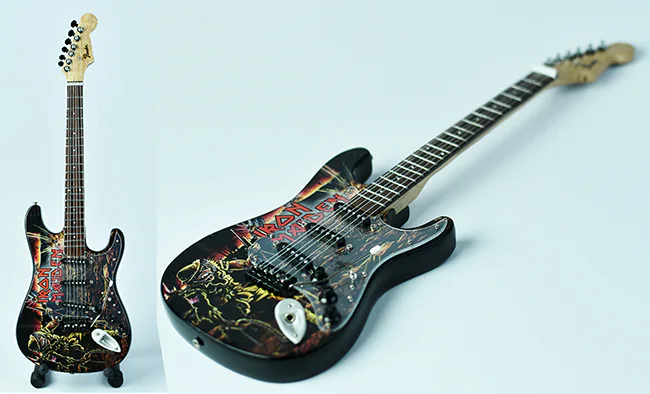 Replica miniature guitar electric made in Bali Indonesia