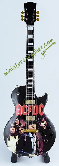 Miniature guitar replica ACDC