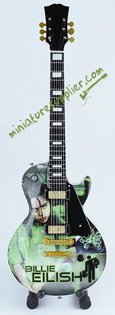 Miniature guitar replica Billie Eilish