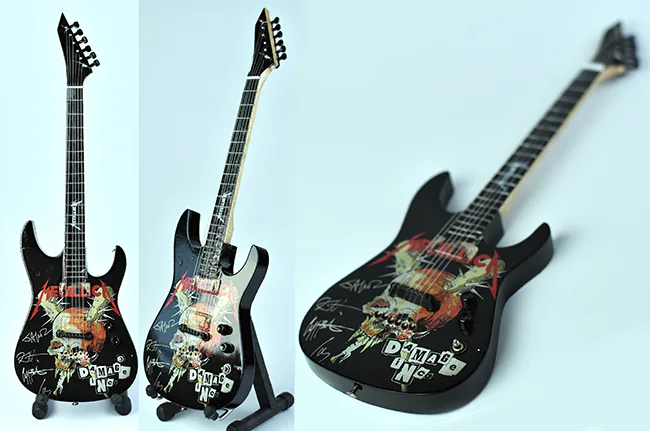 Replica miniature guitar electric made in Bali Indonesia