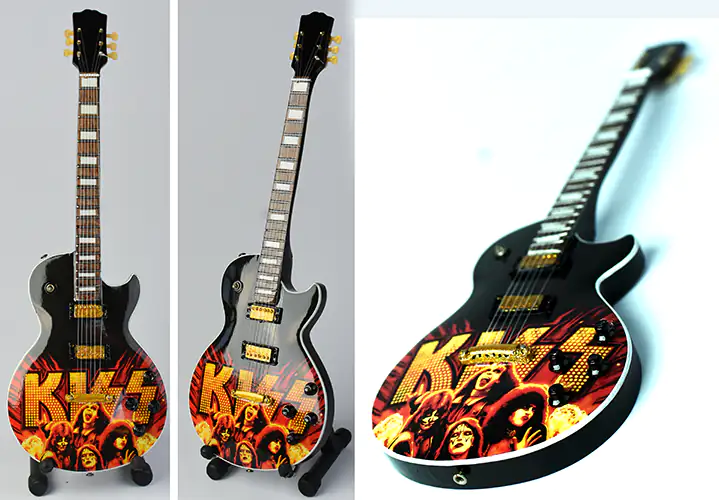 Replica miniature guitar electric made in Bali Indonesia