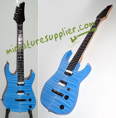 Miniature Electric Guitar replica USA III, blue sky