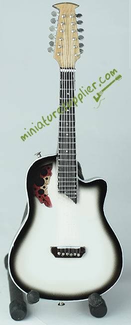 Miniature guitar replica models Melissa Etheridge 12 strings