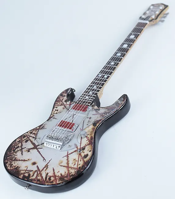 wholesale Miniature guitar replica Kruspe Rammstein
