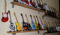 Miniature guitars supplier worker, miniature guitar factories