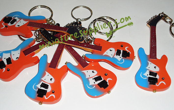 Replica miniature guitar electric made in Bali Indonesia
