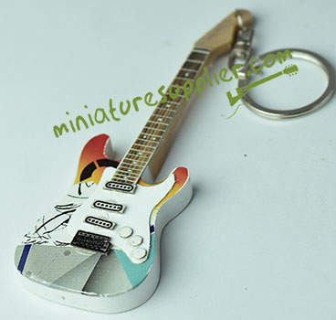 Replica miniature guitar electric made in Bali Indonesia