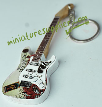 Replica miniature guitar electric made in Bali Indonesia
