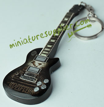 Keyring guitar miniature made in Bali Indonesia