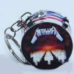 Keyring drum Metallica, Master of Puppet keychain