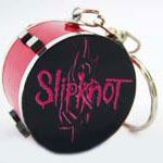 Keyring Drum Slipknot red logo, drum key chain