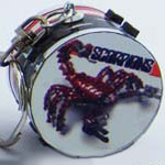 Drum Keyring Scorpion logo, Wind of Change