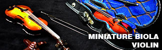 Products miniature violin and biola