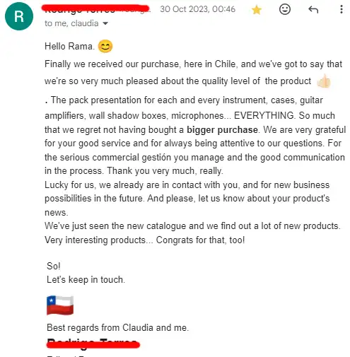 good testimony product miniature guitar from our customer in Chilli