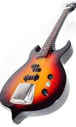 Miniature Bass Kiss Gene Simmons Punisher Sunburst color 