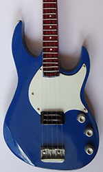 Miniature Bass Flea 5 string, Red Hot Chilli Paper