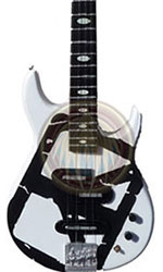 Miniature bass Michael Anthony white Van Hallen