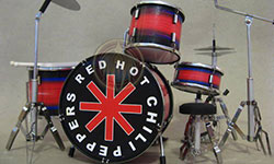 Miniature drum kit respica Red Hot Chili Paper