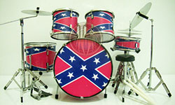 Miniature drum set Lynyrd Skynyrd - Rebellion drumset production from Indonesia 