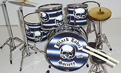 Black Label Society drum set, Miniature drum Black Label