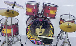 Miniature drumset Jim Morrison - Psychedelic Rock