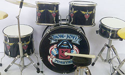 Bon Jovi production miniature drum kit