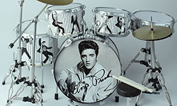 miniature drum kit  Elvis Presley - Jailhouse rock for sale