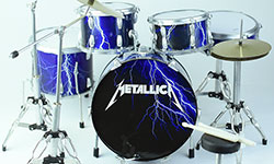 miniature drum kit Metallica - Ride the Lightning for sale