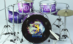 Wholsale miniature drum kit John Bonham - Led Zeppelin Angle