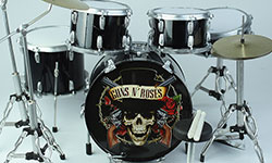 Steven Adler - Guns n Roses Miniature drum set for sale