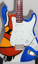 Eric Clapton Crash B miniature guitar model