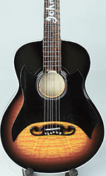 miniature acoustic guitar production Johnny Cash