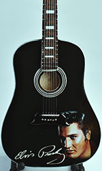 Miniature guitar decoration Elvis Presley
