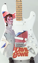 miniature guitar model David Bowie Ziggy Stardust